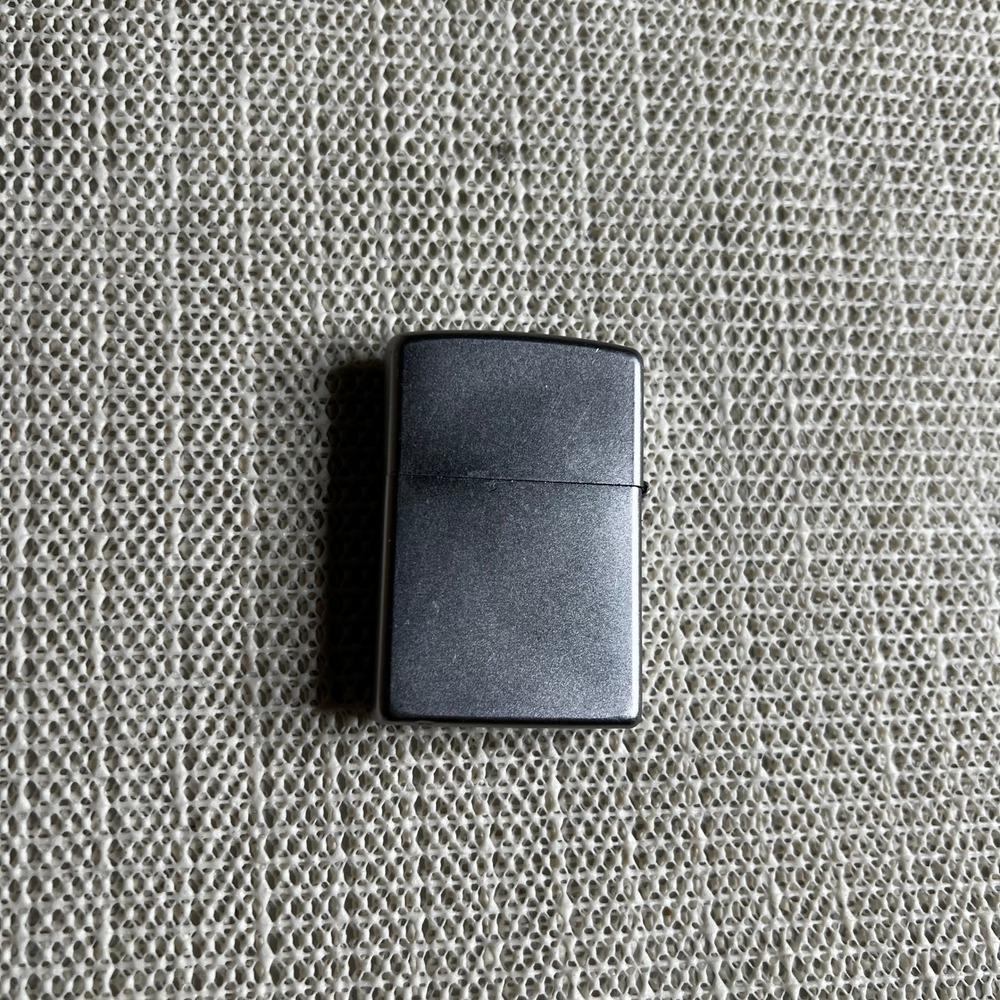 Zippo Brushed Chrome Windproof Lighter 2012 J 12 Made in USA Silver Tone